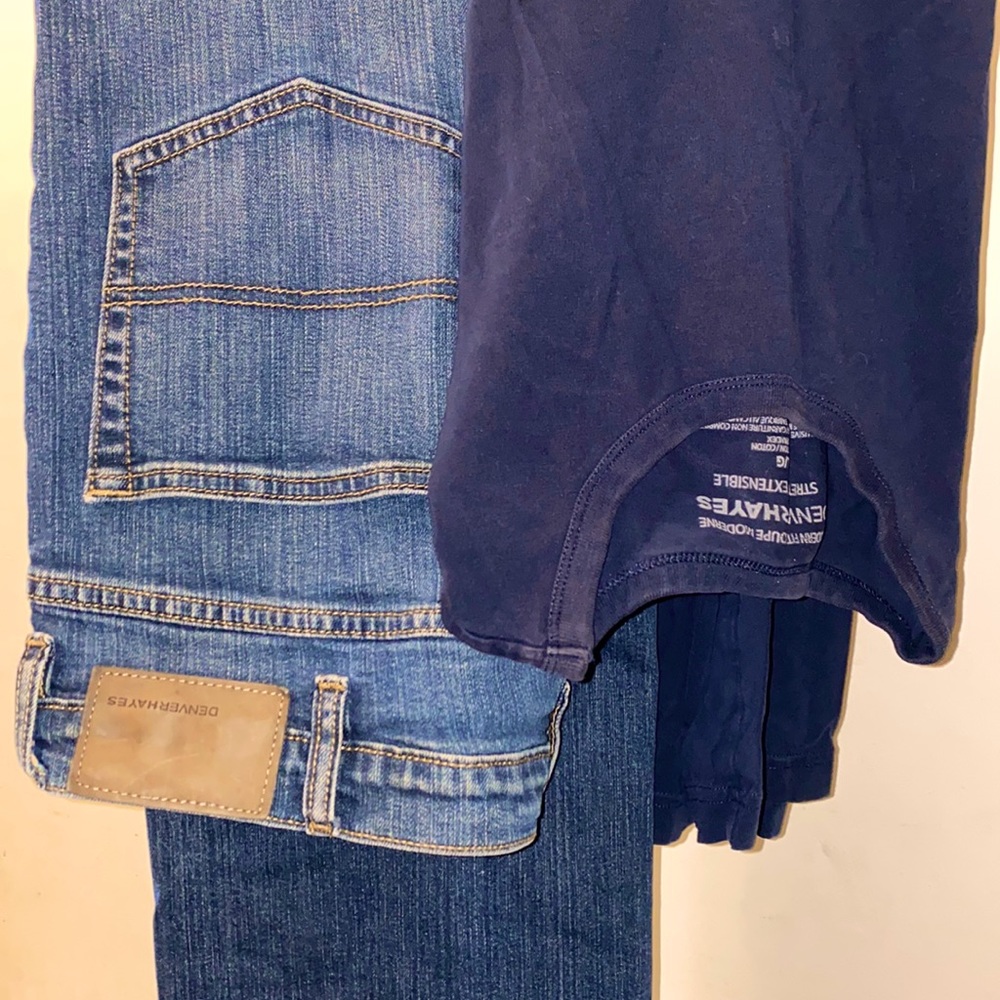 DUO - Shirt (L) + Jeans (36/34) // Denver Hayes